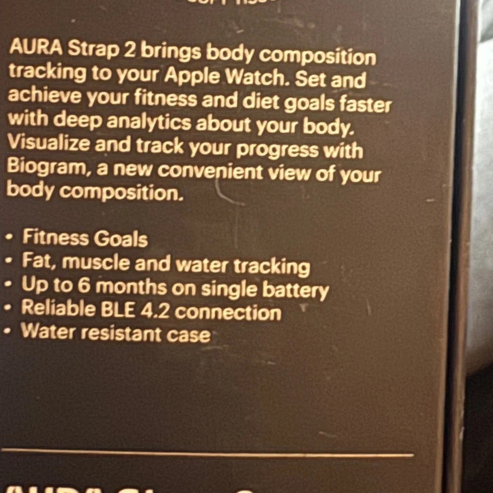 Aura Strap 2 for Apple Watch 38/40/41mm | New In Box | All Accessories